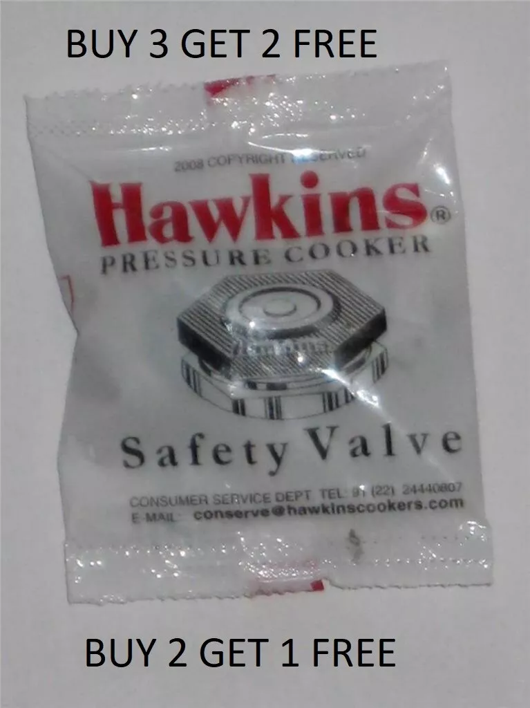 Hawkins Pressure Cooker Safety Valve Plug Sealed Unit US SELLER BUY 2 GET1 FREE