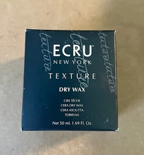 ECRU Dry Wax Defining Paste New York Texturizing Control Hair Styling NIB