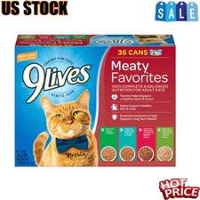Wet Cat Food Variety Pack Chicken Tuna Shrimp Beef Adult Kittens 5.5 Oz 36 Pack 3.02 per gallon
