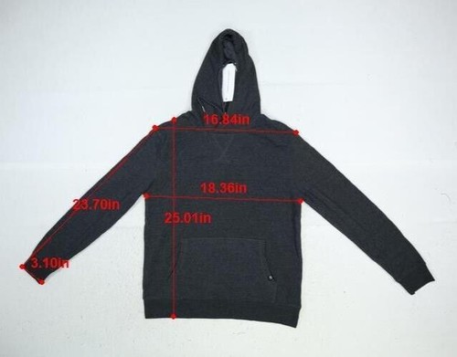 Felpa con cappuccio Threads 4 Thought uomo grigia manica lunga coulisse S - Foto 2 di 12