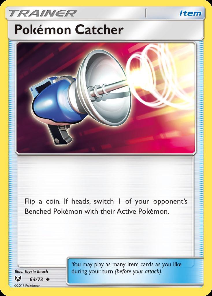 Pokemon Pok�mon Catcher (64/78) Shining Legends LP