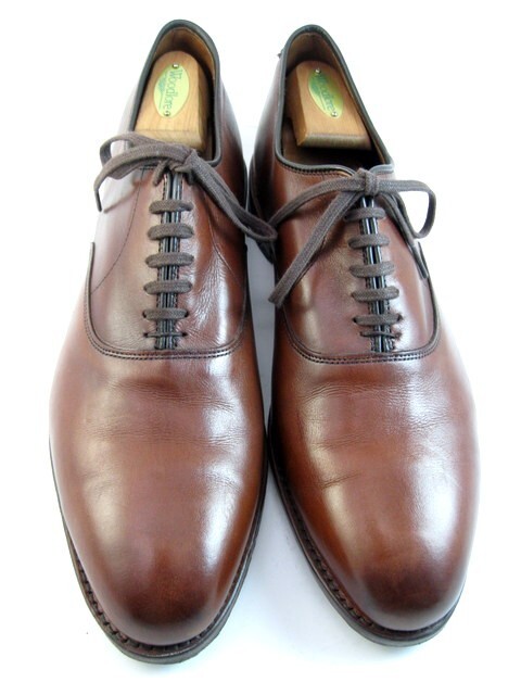 Men\'s Allen Edmonds Carlyle Leather Derby Shoes 10.5 3E - Chili Allen Edmonds Carlyle Calfskin Dark Chili Leather - Sherman  main image 2