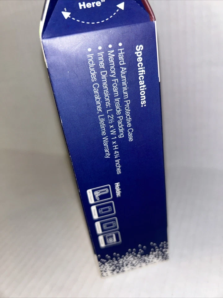 Vivitar Aluminio Metal Estuche Forro de Espuma con Memoria Sostiene Teléfono Cámara Nuevo En Caja Foto 3 de 4