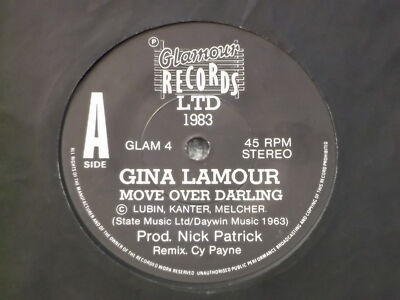 Gina Lamour: Move over darling 7'' BRAND NEW VINYL EX SHOP