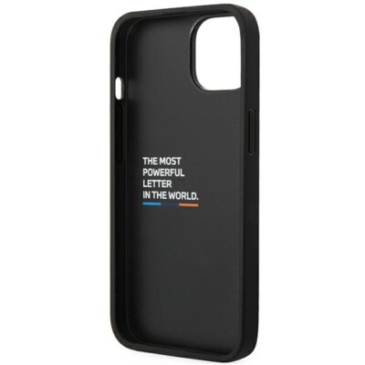 Custodia Cellulare Custodia IPHONE 14 BMW Pelle Tricolor Nero Carbonio 3666339067168