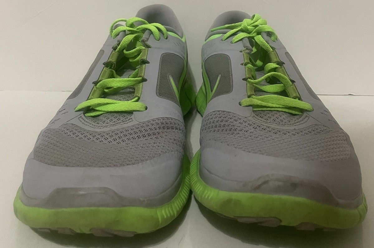 Nike Free Run 3 3.0 Women's Gray Neon Green Athletic Shoes