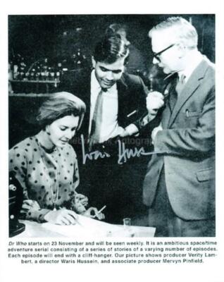 WARIS HUSSEIN - Director - Doctor Who GENUINE AUTOGRAPH