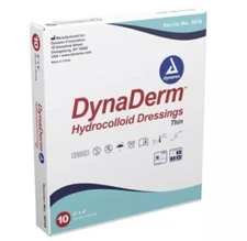 Dynarex Hydrocolloid Dressing 10ct 4x4 