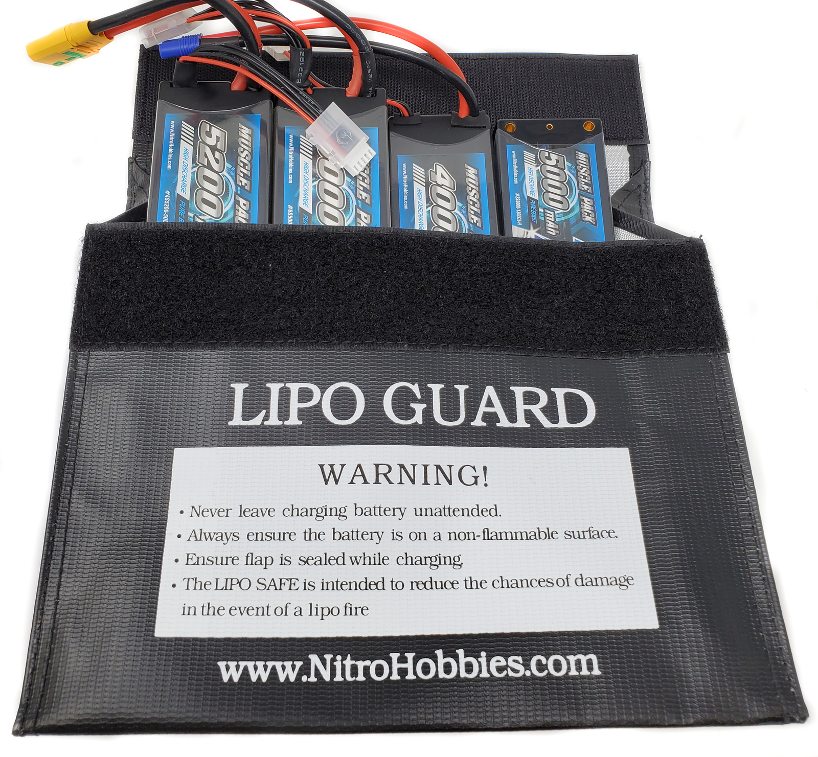 NHX RC Fireproof Multi Lipo Safe Charging / Storage Bag 240x60x190mm
