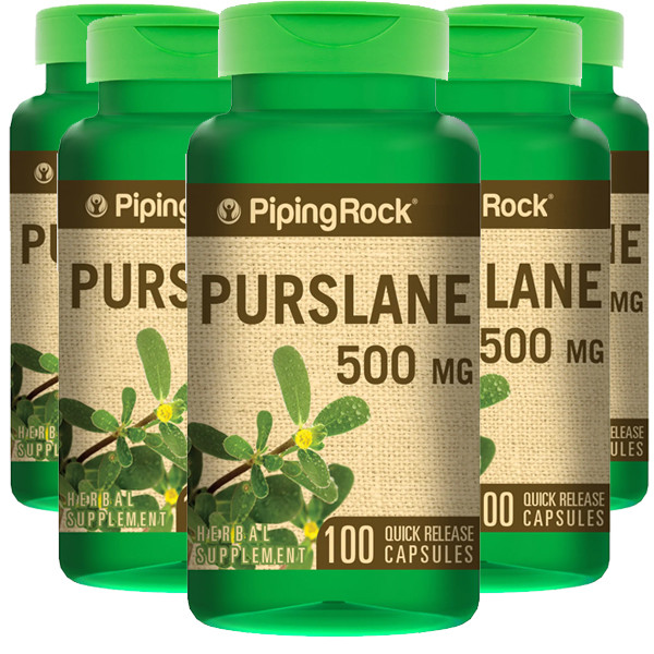 Портулак 500 мг 5X100 капсул Portulaca Oleracea Omega 3 цельная трава