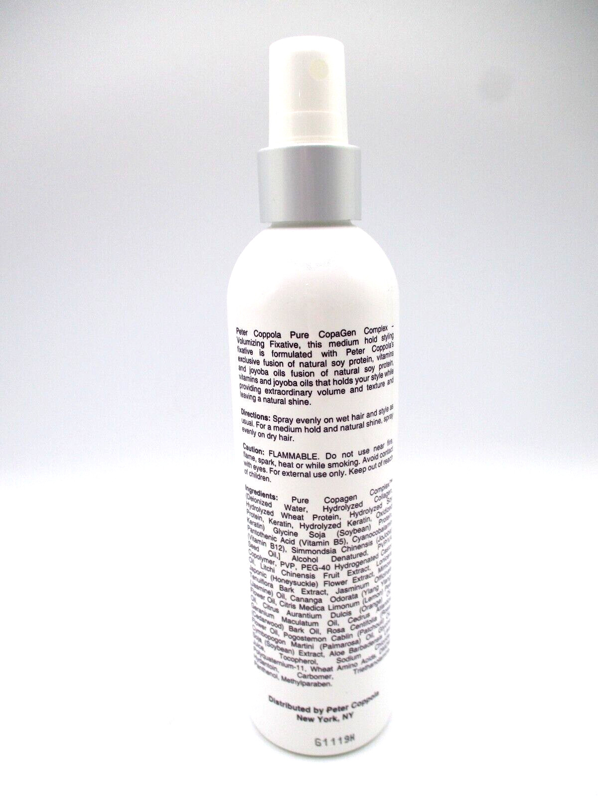 Peter Coppola Thickening Fixative Spray ~ 8 oz / 236 ml