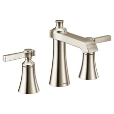 Moen TS6984NL Flara Two-Handle 8 in. Widespread Lever Handle Bathroom Faucet