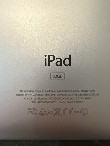 Apple iPad 2 Model A1396 32GB Wi-Fi + 3G Tablet - silver - Picture 6 of 12