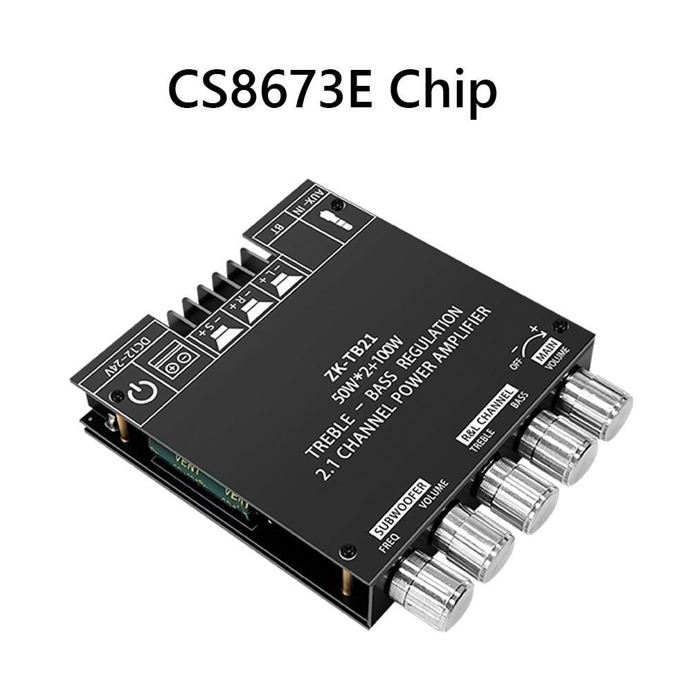 2x50W+100W HIFI Audio Power Amplifier Board With Filter (CS8673E Chip