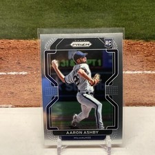 2022 Panini Prizm   Aaron Ashby RC #49 Milwaukee Brewers