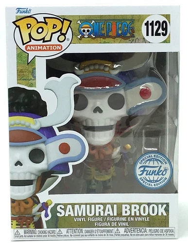 Funko POP! One Piece Samurai Brook #1129 Special Edition with POP Protector