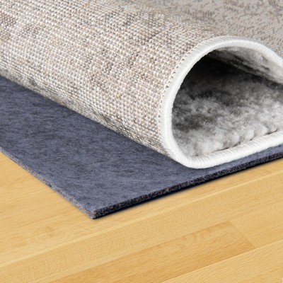 Uni-Luxe Dual Surface Felt and Rubber Non-Slip Rug Pad 1/4'' Thick (5'x 8' Oval)