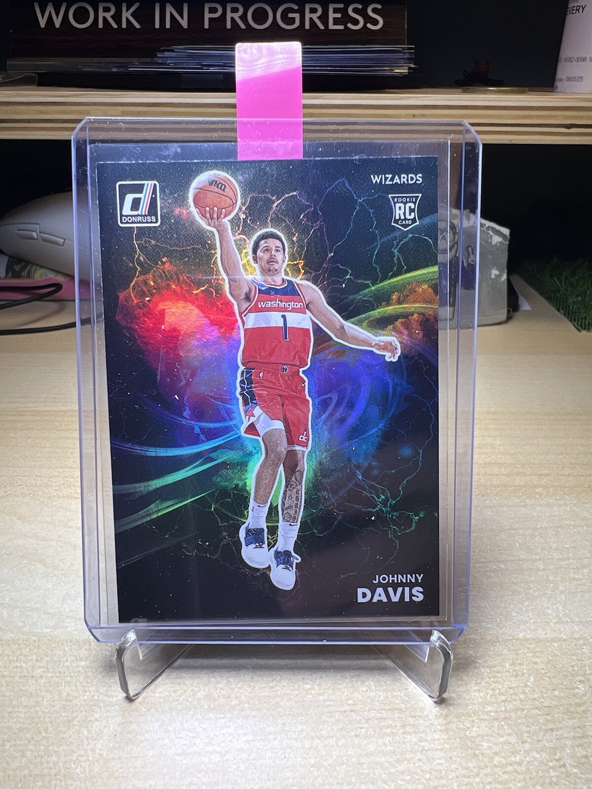 2022-23 Panini Donruss Night Moves Johnny Davis #10 Rookie RC