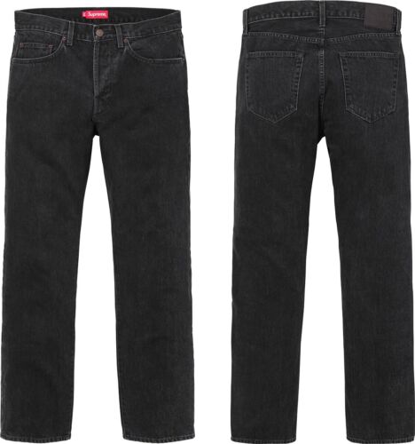 Supreme Stone Washed Black Slim Jean (SS21) Washed Black - Picture 1 of 3