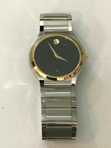 $1095 Previously Owned Movado Quadro Men's Watch 0606480