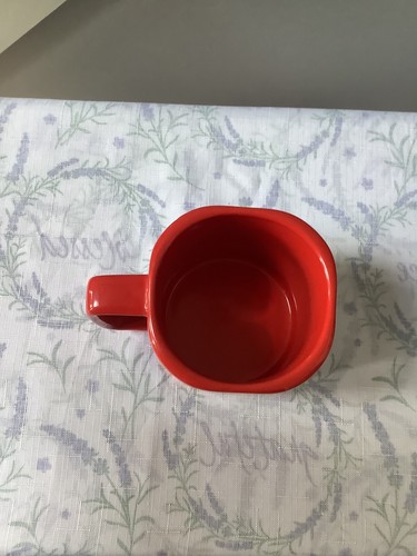 Spencer’s Multi Stripe = Heart Square Coffee Mug RARE - Bild 3 von 7