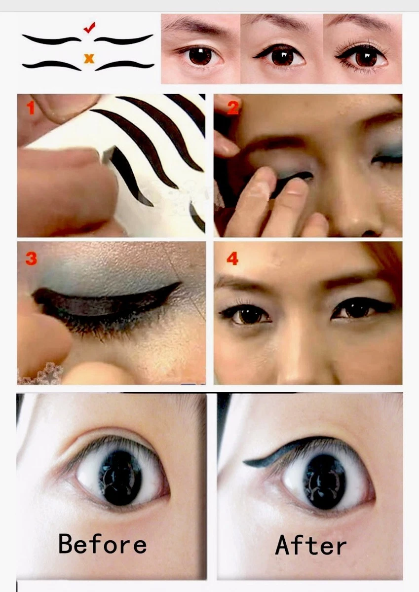 Double sale eyelid eyeliner
