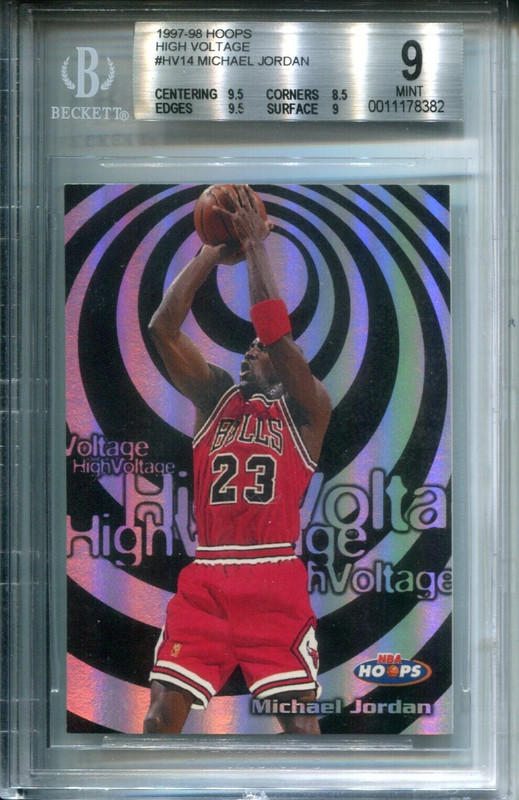 97-98 Michael Jordan High Voltage - Michael Jordan Cards