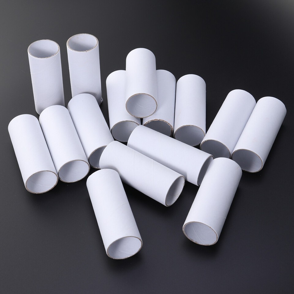 15 PCS Cardboard Craft Tube Rolls Long Tubes for Toilet Paper Thick DIY