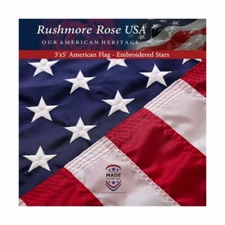 Rushmore Rose 3x5ft American Flag