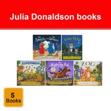 Julia Donaldson 5 Books Children Collection Set By The Creators of the Gruffalo