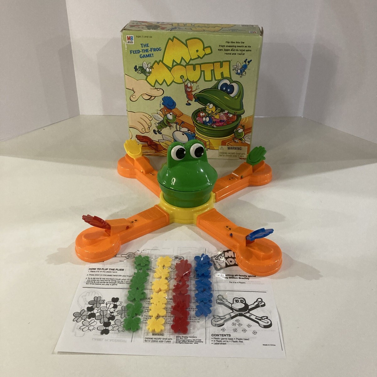 VINTAGE Mr Mouth Game COMPLETE WORKS MB 1999 Feed the Frog 90s