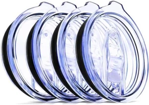 3.7 Inch Replacement Lids for Yeti Tumblers Spill Proof Lids 30 Oz Lid 4 Pack - Picture 1 of 3