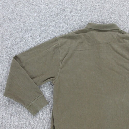 Reel Legends Shirt Mens Large Green Long Sleeve Polo - Picture 13 of 17