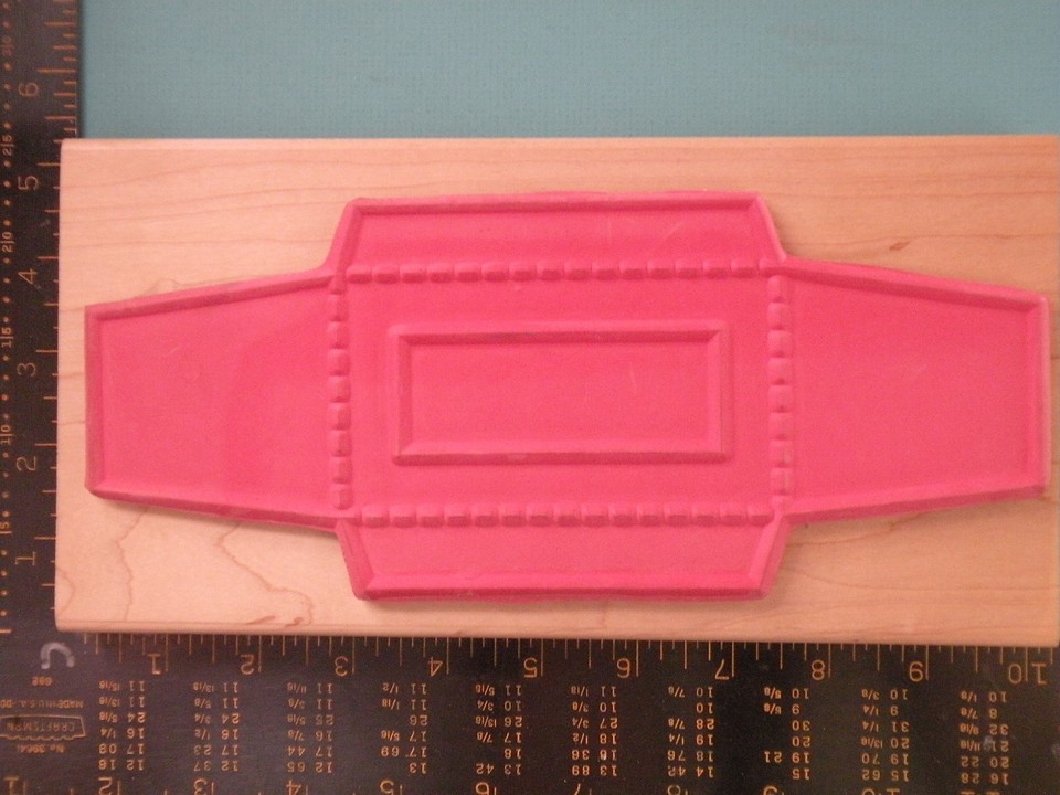 Rectangle Shaker Box w/Window Template, XXL ART GONE WILD Rubber Stamp ...