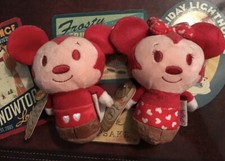 Hallmark Itty Bitty Disney Valentine's Day Mickey Minnie Mouse Happy Hearts NWT