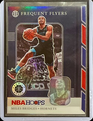 Miles Bridges - 2019-20 NBA Hoops Premium - Silver Prizm - Frequent Flyers #5