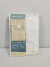 Essential Home Tier & Valance Set - New in Package, White