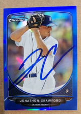 Jonathon Crawford 2013 Bowman Chrome Draft Draft Picks Blue Refractors 36/99