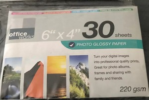 glossy paper officeworks