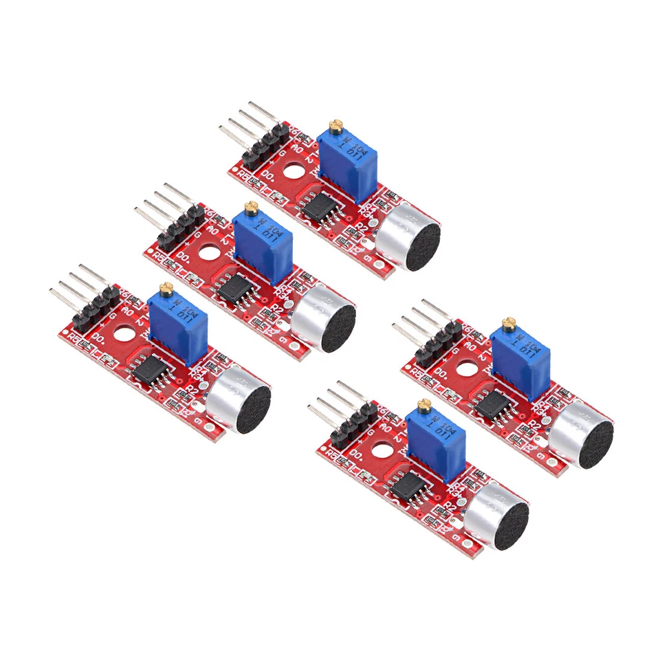 UXCELL Sound Microphone Sensor Detection Module with DO AO for Arduino UNO R3 AVR 5pcs