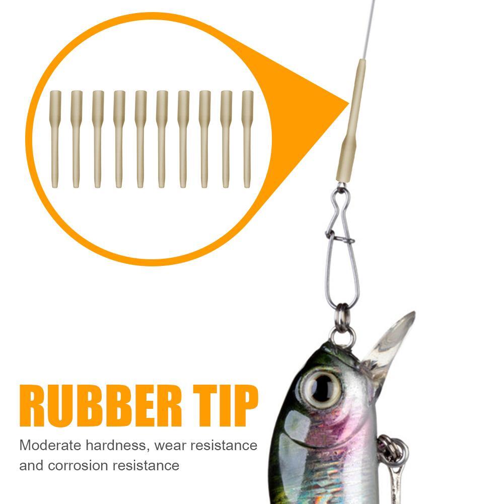 30mm Rubber Tip Tube Sleeve Carp Fishing Terminal Tackle Accessory