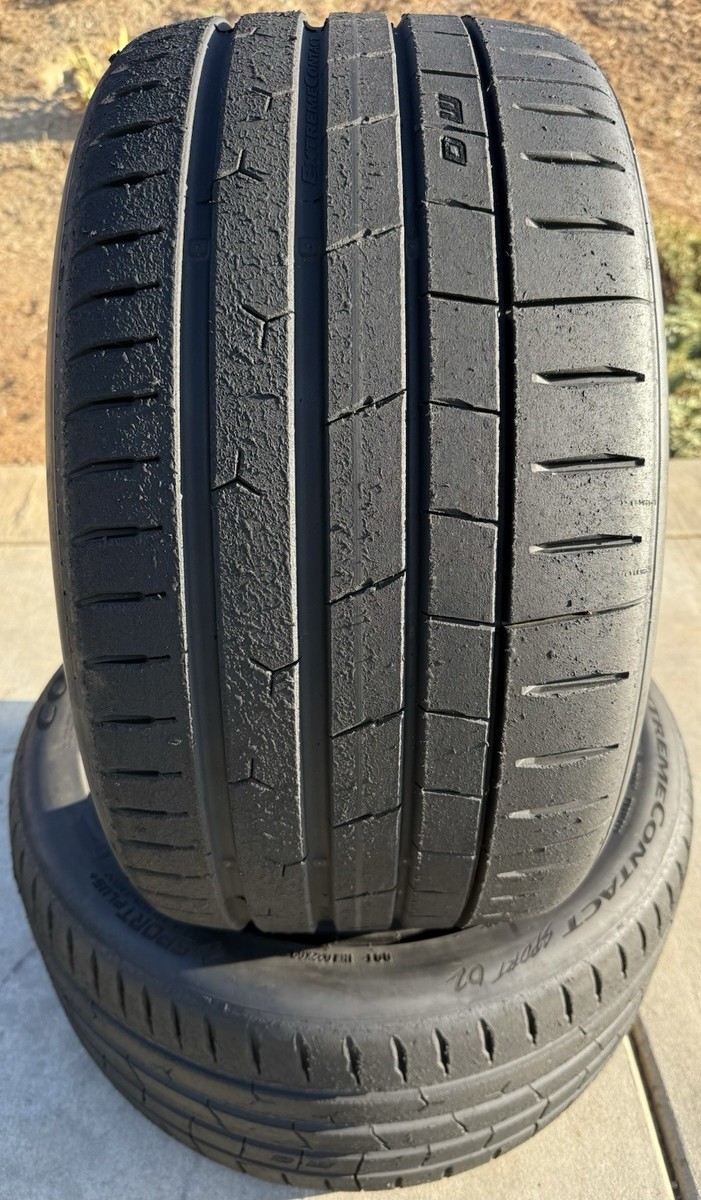 TWO 295/35ZR18 Continental ExtremeContact Sport 02 Tires With 10