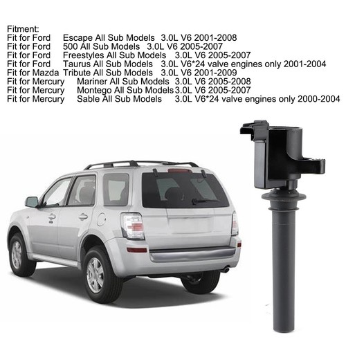 ‘6pcs Ignition Coils Replacement FD502 Fit For Escape / 500 / Freestyles / - Picture 8 of 13