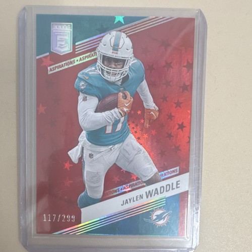 2023 Panini Donruss Elite Aspirations Jaylen Waddle #49 Miami Dolphins /299 - Picture 1 of 2