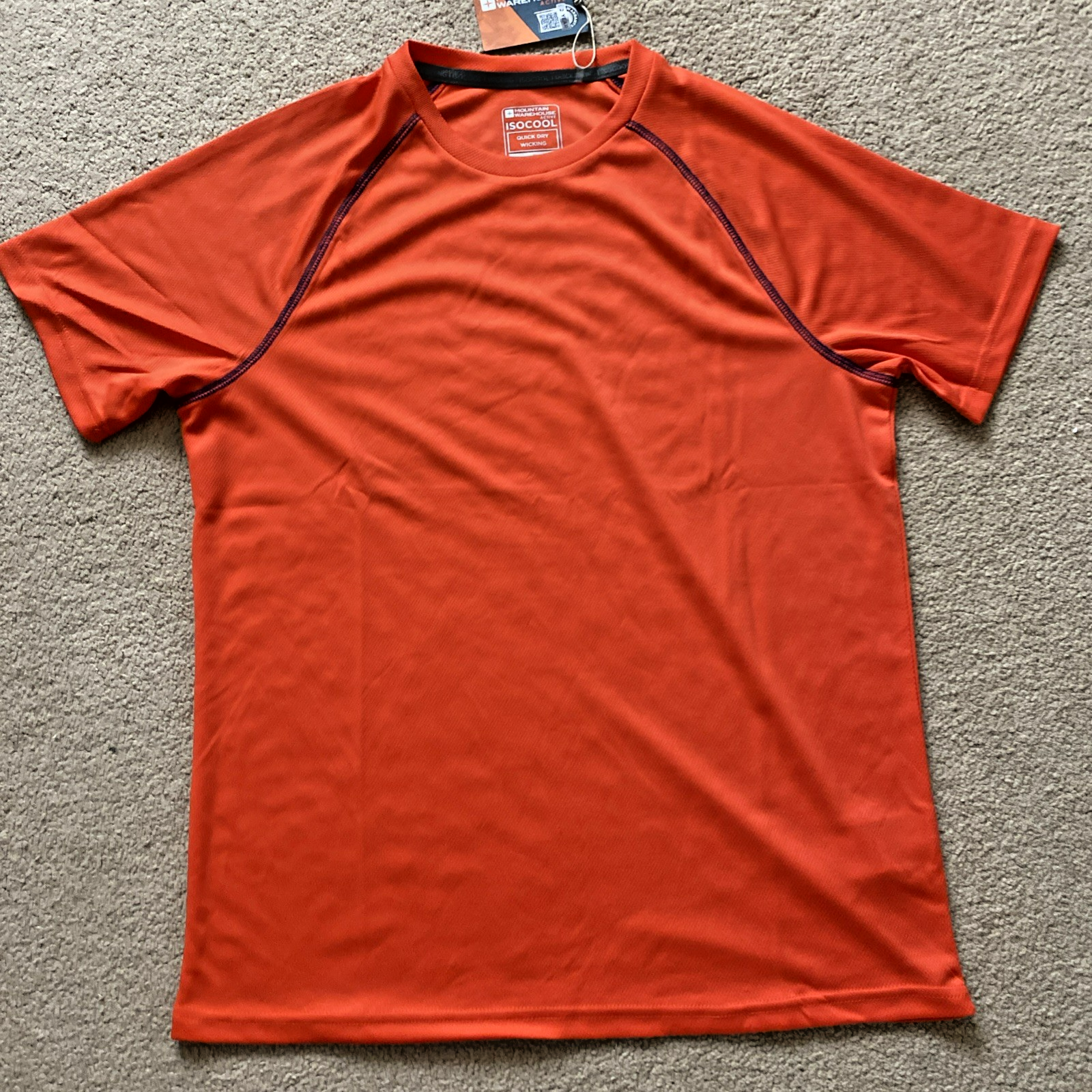 Mountain Warehouse Mens T Shirt, UV Protection, ISOCOOL, Quick Dry Wicking BNWT