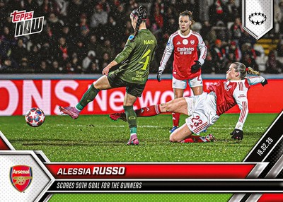 Topps  Now UWCL 2025/2026   Alessia Russo   Card 20   Arsenal