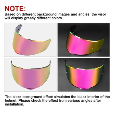 Sedici Strada 2/3 Motorcycle Helmet Visor Deep Rose Red  display picture 1