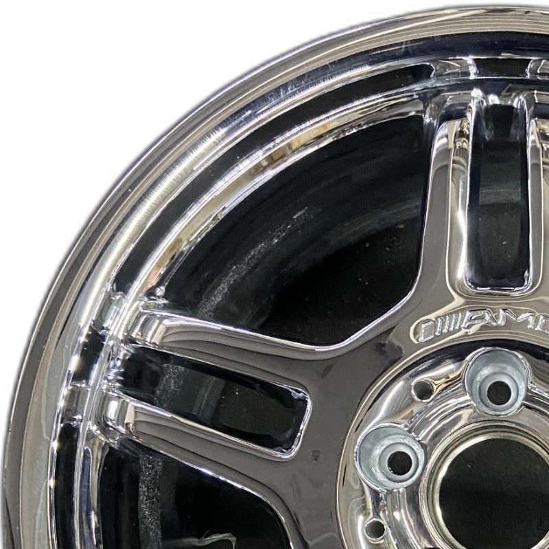 Rear AMG Mercedes-benz Chrome K C-class OEM Wheel 17” 2002-2004 Rim 65263 - Image 2 of 4