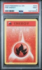 2023 POKEMON CHARIZARD & HO-OH EX DECK #033 FIRE ENERGY PSA 9