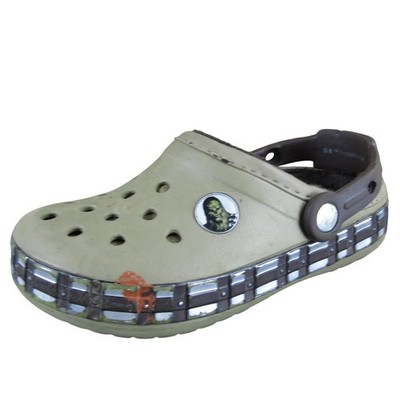 Crocs Star Wars Kids Beige Clogs 12/13 Foam Casual Lightweight Comfort